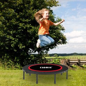 40 "thép có thể gập lại Mini Trampoline với bảo vệ <span class=keywords><strong>Net</strong></span> cho trẻ em và người lớn trong nhà tập thể dục ngoài trời rebounder và bọt xử lý - Product Image 6