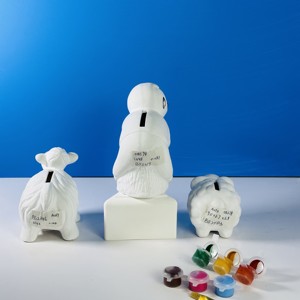 <span class=keywords><strong>Mignon</strong></span> Petit Animal Ornements DIY Graffiti Modèle <span class=keywords><strong>Coloriage</strong></span> Jouets Tirelire Éducative pour Enfants - Product Image 5