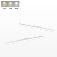 Système d'éclairage sur rail magnétique moderne IMENS 24W LED en aluminium - Trois couleurs, blanc, CRI 90 élevé, dimmable Triac, éclairage encastré sur rail