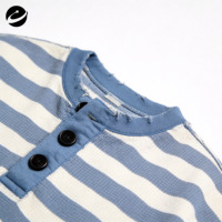 T-shirt Homme XUCHANG Personnalisé Décontracté Ample en Coton Tricoté Gaufré, Lavé, Rayé, Déchiré, Épais, Thermique à Manches Longues