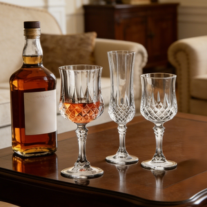 Flûtes à vin en verre cristallin rétro, verres à champagne, verres à shot, gobelets à vin vintage en gros - Product Image 2