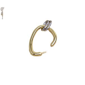 Boucles d'oreilles en argent S925 pour femme, accessoires de bijoux en perles DIY, grandes boucles d'oreilles en forme de seau d'eau, semi-finies, JG5309, pour fête ou cadeau - Product Image 1