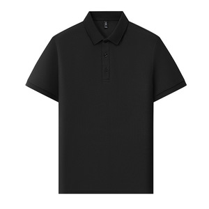 Promotional Polo Shirt Short Sleeve Solid Color Breathable Polyester Workwear Daily Use - Product Image 3