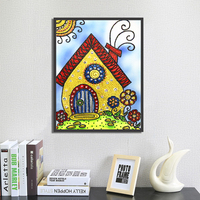 Peinture de diamant en cristal 5d forme spéciale, cabine, bricolage, dessin animé, pour adultes, bricolage DIY