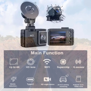 Camera hành trình kép Viidure A3 di động, ghi hình 4K+<span class=keywords><strong>1080P</strong></span> Full HD, màn hình IPS 2 inch, góc rộng 140 độ, kết nối WiFi, truy cập qua ứng dụng 1 - Product Image 5