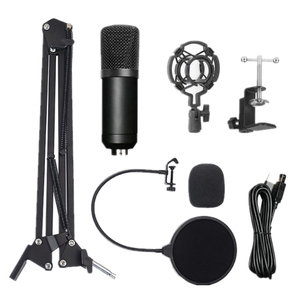 Microphone à condensateur professionnel BM800 Carte son V8 Ensemble BM800 Microphone de studio d'enregistrement <span class=keywords><strong>pour</strong></span> ordinateur portable Kit de microphone - Product Image 6