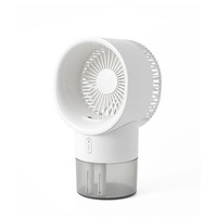 Ventilateur de refroidissement miniature mécanique personnalisé USB avec pulvérisation d'eau, portable pour usage extérieur, domestique et commercial