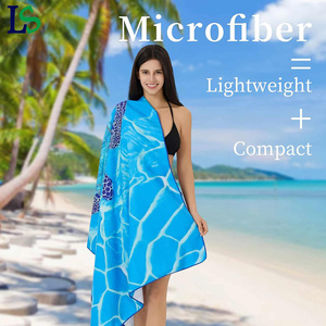 Asciugamani da spiaggia in microfibra personalizzabili con stampa e design, ad asciugatura rapida, per yoga, fitness, piscine e spiaggia - Product Image 2