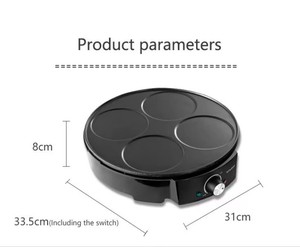 Plaque fixe multifonction à température variable pour <span class=keywords><strong>4</strong></span> crêpes, crêpière et appareil à crêpes, fonctionnement facile, haute efficacité - Product Image 2