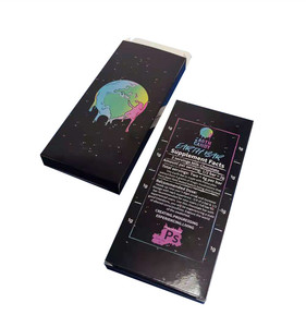 cheap custom printed paper chocolate bar packaging box