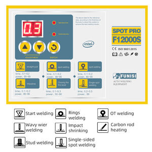 FUNISIプロの金属車ベンチ鉄ボディ修理装置デントプーラースポット溶接機付き車両フレーム修理 - Product Image 5