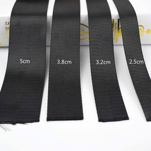 Deepeel RD002 2/2。5/3。2/3。8/5CM Clothing Sewing Accessories Herringbone Pattern Nylon Webbing Black Backpack Strap - Product Image 2