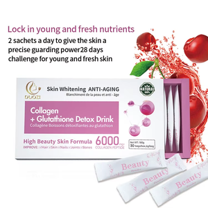 DUOZI Collagen Glutathione Detox Drink 6000mg Powder 30 Bags Skin Whitening Anti-Aging Beauty Formula - Product Image 3