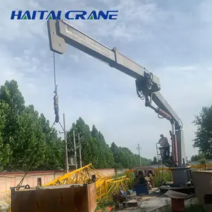 Hot Sell 4 Ton Hydraulic Knuckle Boom Telescopic Marine Knuckle Crane With CCS BV