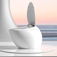 Toilette intelligente avec bidet Réservoir d'eau intégré Toilette avec bidet avec siège chauffant Toilette japonaise allongée