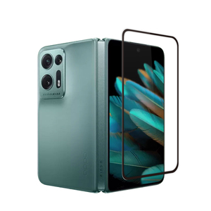 ฟิล์มกระจกนิรภัย9H ปกป้องหน้าจอ3D เต็มรูปแบบสำหรับ <span class=keywords><strong>OPPO</strong></span> ค้นหา N2พลิกโทรศัพท์ป้องกันหน้าจอ - Product Image 1
