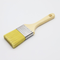 Pinceau plat de haute qualité de 3 pouces, poils naturels et synthétiques mélangés, personnalisable, OEM, pinceau pour peinture murale