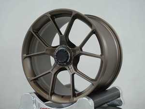 SYJX-004 1 pièce 15-26 <span class=keywords><strong>pouces</strong></span> <span class=keywords><strong>Jantes</strong></span> forgées polies avec lèvre chromée pour Nissan GT-R <span class=keywords><strong>BMW</strong></span> Série <span class=keywords><strong>3</strong></span> Série 5 Bronze mat - Product Image 2