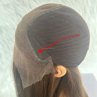 En Stock, Peluca Judía con Encaje HD SDD de 150% de Densidad, Cabello Humano Virgen Natural Liso, Pelucas Kosher Listas para Enviar, Cabello Europeo