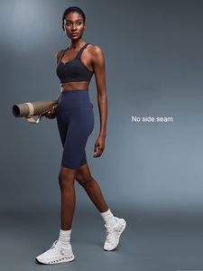 Pantaloni <span class=keywords><strong>da</strong></span> Yoga estivi a vita alta <span class=keywords><strong>da</strong></span> <span class=keywords><strong>donna</strong></span> che sollevano i pantaloni <span class=keywords><strong>attillati</strong></span> a cinque punti per Fitness all'aperto - Product Image 4