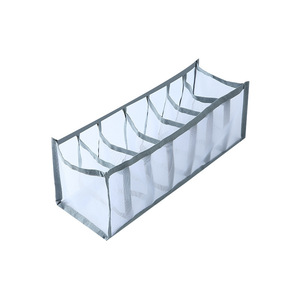 Home Foldable Mesh Underwear <b>Storage</b> Box, Socks, Bras, and Panties <b>Drawer</b>-Style Compartment Organizer - Product Image 4