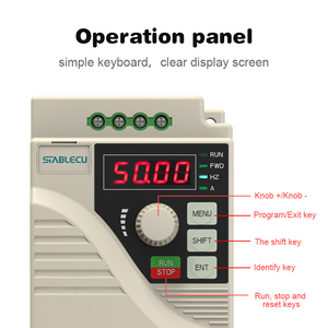 220V Single Phase Input VFD 0.75KW-5.5KW Variable Frequency Drive for <b>Motor</b> Pump Fan Speed <b>Control</b> CE IS - Product Image 5