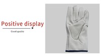 Coupe De peau De Chèvre Gants En Cuir pour Moto Jardin Gants de Conducteur