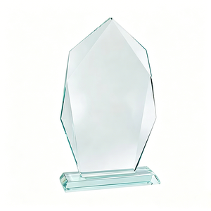 Trophées gravés au laser en cristal avec des bords biseautés uniques et magnifiques pour la décoration de souvenirs - Product Image 1
