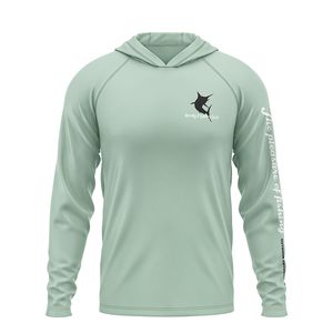 Camisa de pesca impresa personalizada de manga larga sublimación personalizada para hombres camisas de pesca con capucha - Product Image 5