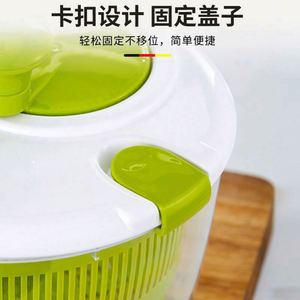 Kitchen Plastic Manual Fruit Vegetable Dryer Spinner Washer Clean Spinner Plastic Large <b>Salad</b> Spinner With Bowl f - Product Image 4