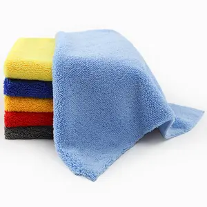 RTS 80% Polyester 20% Polyamide Micro Fiber Car Towel 40 cm x 40 cm Super Absorbent Long Short Pile Microfiber Towel wholesale