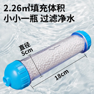 Carcasa de filtro pequeña T33 de 2 pulgadas, cartucho de filtro purificador de agua transparente para sistema de filtración DIY - Product Image 3