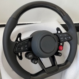 <span class=keywords><strong>Volante</strong></span> de Fibra de Carbono Personalizado Compatible con Audi A1 A3 <span class=keywords><strong>A4</strong></span> A5 A6 A7 RS R8 RS3 C7 Q5 Q7 S3 8V B8 B9 S4 Q3 Q8 TT - Product Image 5