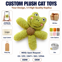 Balle à chatouilleuse en forme d'étoile, jouet à mâcher en peluche, jouet interactif câlin pour chatons, pour chats d'intérieur, pour l'auto-entretenement