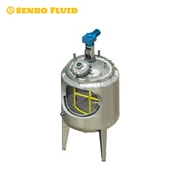 Cuve de mélange industrielle automatique en acier inoxydable de qualité alimentaire, haute efficacité, pour chocolat, sauce tomate, sauce chili et applications chimiques