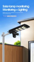 Kamera CCTV Solar, Kamera CCTV 4g Sim Card V380 Pro nirkabel luar ruangan 6MP 8MP 4K IP jaringan Ptz Wifi lampu jalan dengan kamera