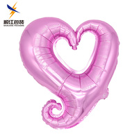 18 inch hartvormige haak- en holle folie ballon voor bruiloft en Valentijnsdag benodigdheden