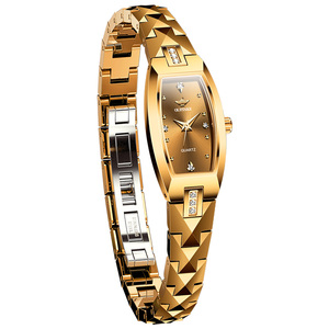 OUPINKE 3242 hermoso reloj elegante de cuarzo para mujer, correa de acero de actividad, movimiento suizo, reloj informal ultrafino resistente al agua - Product Image 2