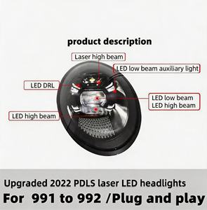 2012 2014 2017 911 991 Headlights Upgrade to 992 <strong>2023</strong> matrix Led Headlight for Porsche 911 991.2 991.1 - Product Image 4