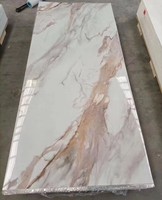 Panneau mural en composite pierre-plastique anti-UV, sans peinture, étanche, pour hôtel, plaque décorative, panneau lumineux effet marbre, extérieur, cuisine
