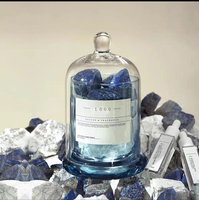 Diffuseur d'huiles parfumées en verre décoratif avec pierres d'aromathérapie en cristal et fonction rafraîchissante pour la maison du fournisseur