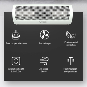 Cortina de Aire Industrial con Impulsor Centrífugo para Almacenes y Fábricas - Product Image 4