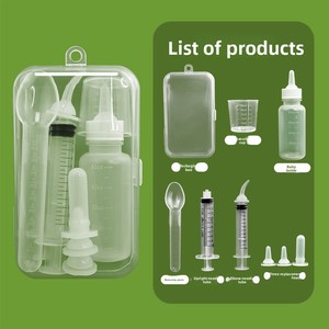 Kit d'alimentation pour animaux de compagnie : Seringue et biberon pour administration de médicaments liquides et pilules pour chiens et chats, pour l'hydratation et l'alimentation des animaux – Fournitures pour animaux de compagnie en gros - Product Image 5
