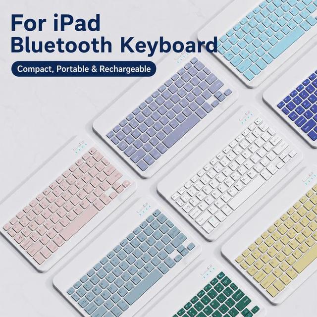 Factory Price Universal 10 Inch Tablet Wireless Keyboard with 12 Function Keys