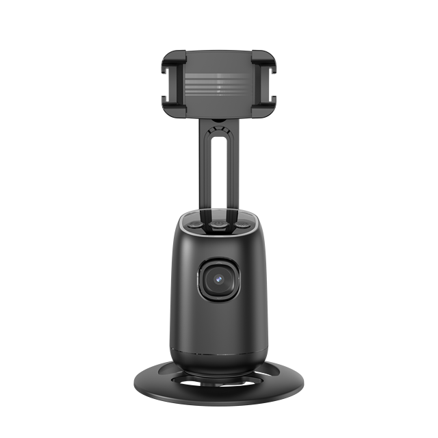 2025 Newest Ai Smart Adjustable Motion Tracking Gimbal Stabilizer Phone Camera Mount for Live Streaming Vlog Video Camera