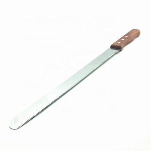 Hot Sale Baking Tools Cake <strong>Knife</strong> Toast <strong>Knife</strong> with Wooden Handle Stainless Steel <strong>Bread</strong> <strong>Knife</strong> - Product Image 6