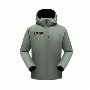 Chaqueta de Caza Personalizada con Logotipo para Hombre, Chaqueta Deportiva Impermeable para Exteriores, Chaqueta de Montañismo de Poliéster y Algodón - Product Image 1