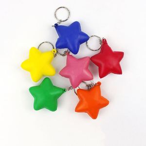 Bulk Custom Star Relief Toy with Keychain PU Foam Stress Reliever 2" Size UV Printing Health & Wellness Factory Wholesale - Product Image 5