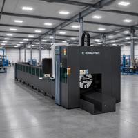 Mesin Pemotong Laser Pipa Panjang 8m DP-2026 Chuck 220mm 6kW untuk Pemotongan Tabung Logam
