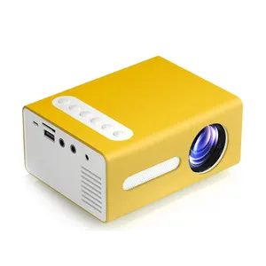 2020 Terbaik Baru T300 Home Theater Proyektor HD 320*240P 16-100 Inci Led Mini Projector t300 Lebih Murah dari YG300